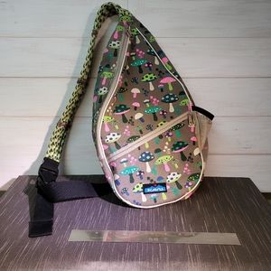 KAVU LIMITED EDITION MUSHROOM PATTERN ROPE BAG
